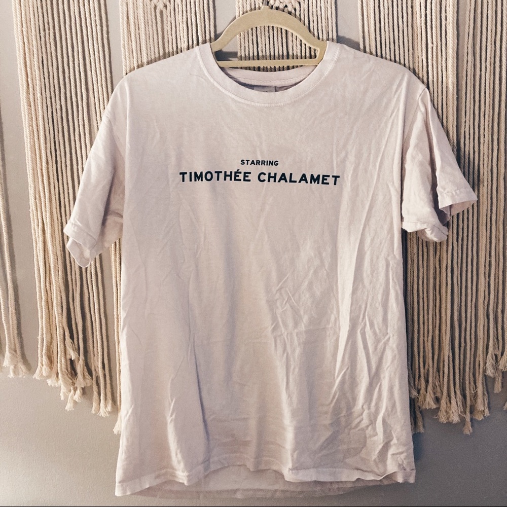 Timothée Chalamet t-shirt 🤍